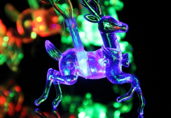 Outdoor Christmas Reindeer Lights