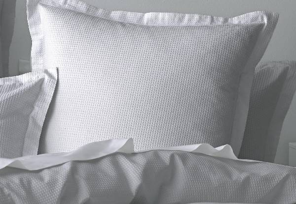 Nova Duvet Cover Set - Available in Four Colours, Three Sizes & Option for Extra European Pillowcase