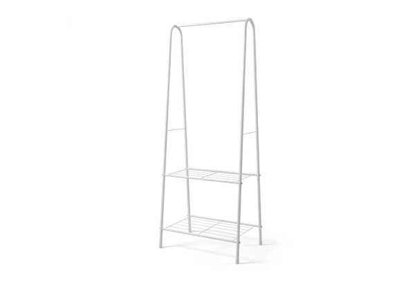 Entryway Clothes Rack Storage with Shelf