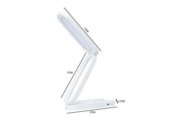 Foldable Desk LED Lamp - Available in Two Colours & Option for Two-Pack