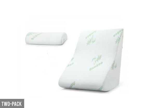Luxdream Foam Wedge Pillow with Breathable Bamboo Cover - Two Options Available