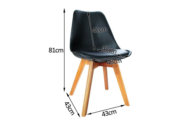 Two-Pack Padded Chair Range - Three Colours Available & Option for Four-Pack