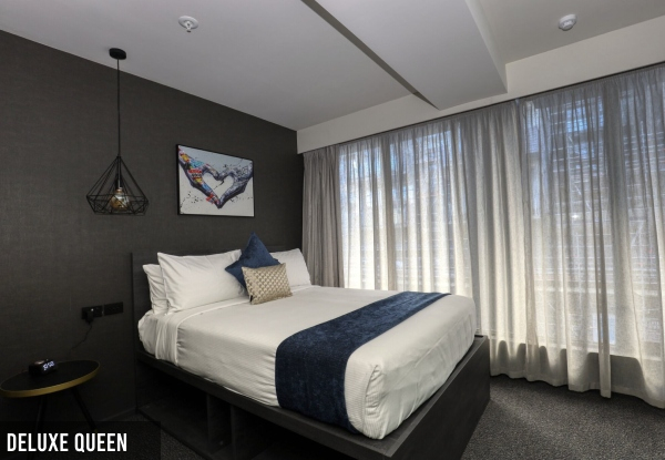 Four-Star Central Wellington Hotel Stay for Two at Microtel Hotel incl. Complimentary Room Upgrade, Daily Breakfast, Late Checkout & Welcome Drinks - Deluxe Queen & Business Queen Rooms Available - Option for One, Two & Three Night Stays