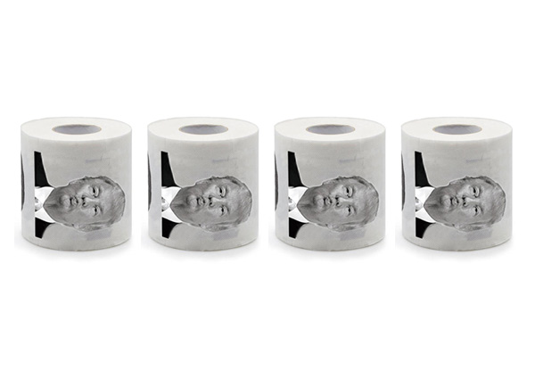 Four Pack of Donald Trump's Face Toilet Paper