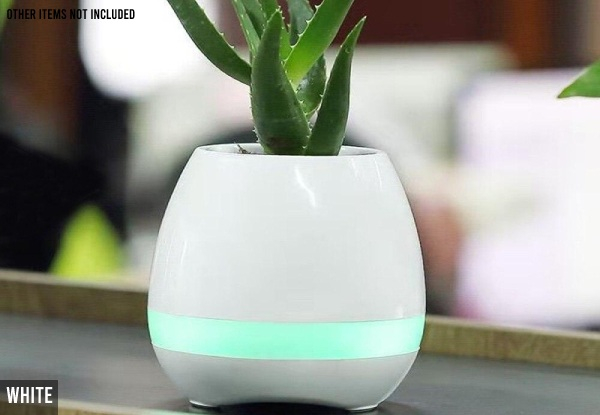 Smart Touch Musical Flower Pot - Two Colours Available