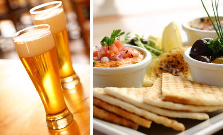 $35 for Four Tapas Plates & Two Glasses of Wine or Beer – Use Up to Four Coupons Per Table (value up to $77)