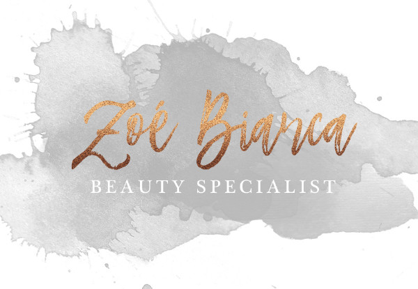$50 Zoe Bianca Beauty Specialist - Beauty Services Voucher - Option for $100 Voucher