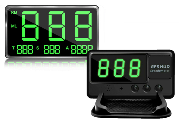 Car HUD GPS Speedometer incl. Mount - Two Options Available