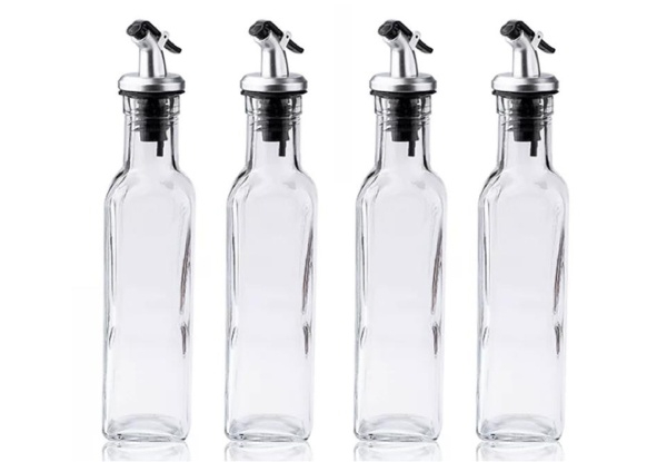 Two-Piece 250ml Glass Oil Dispenser - Option for Two-Set