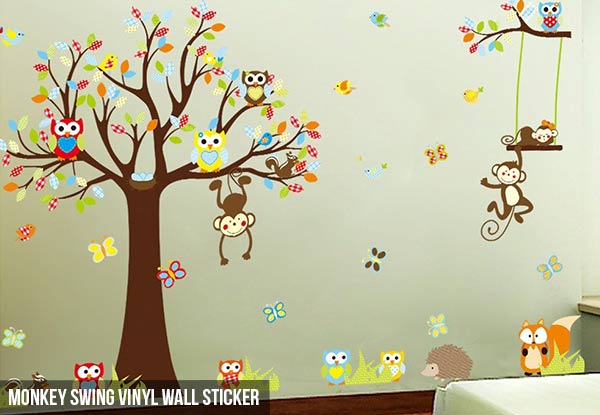 World Map Vinyl Wall Sticker - Two Styles Available