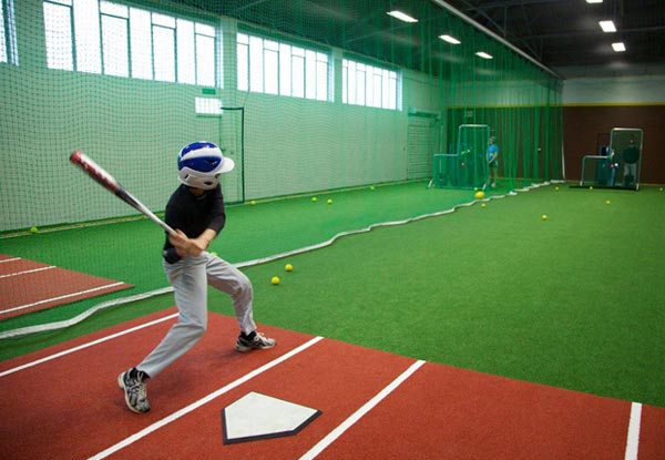 One-Hour Batting Cage Session for up to Four People incl. Helmet & Bat Hire- Option for a 30-Minute Session for up to Two People