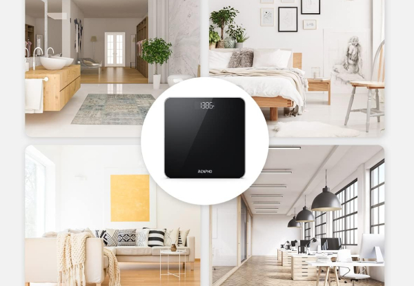 Renpho Digital Bathroom Scale Black