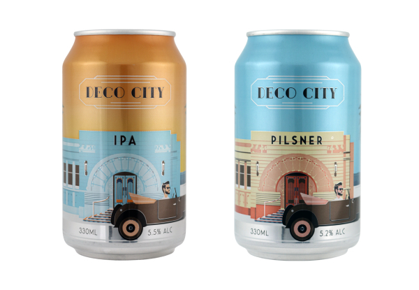 24-Pack of Deco City IPA or Pilsner - Option for Mixed Pack