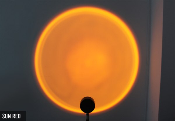 USB Charging Sunset Projection Lamp - Four Styles Available & Option for Two