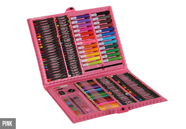 168-Piece Mega Art Set - Two Colours Available with Free Delivery