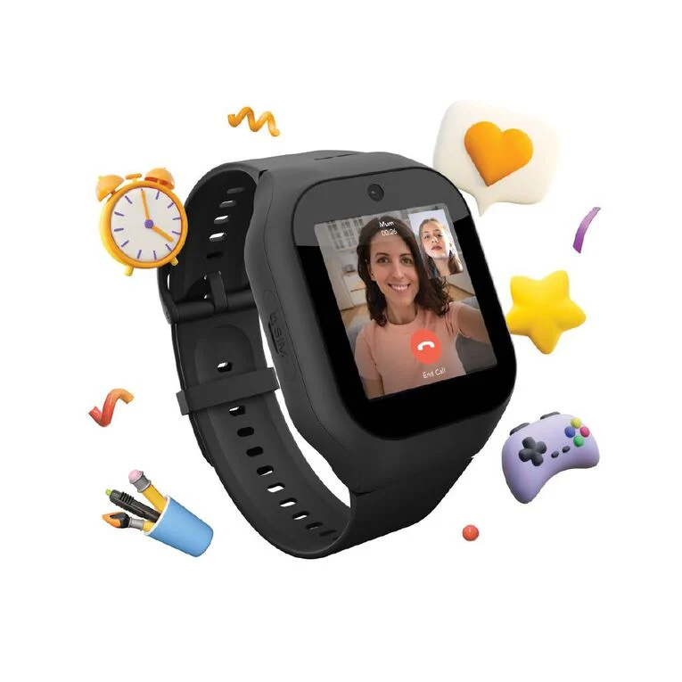 Pixbee Pro Kids 4G Video Smart Watch With GPS Tracking Black