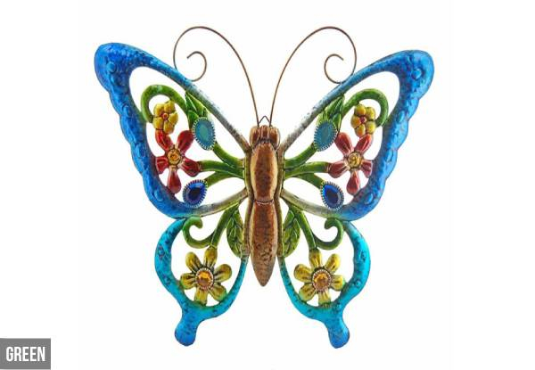 Butterfly Iron Art Wall Decoration - Two Colours Available
