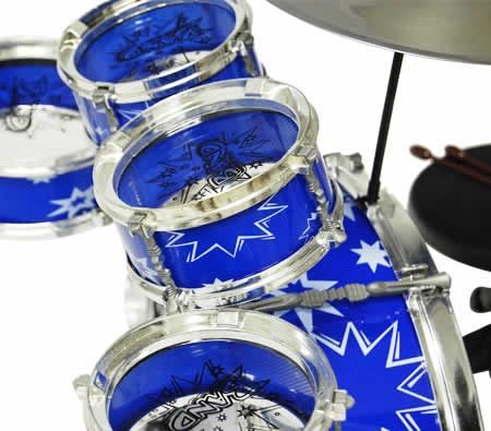 Six-Piece Big Band Let's Rock in Roll Toy Drum