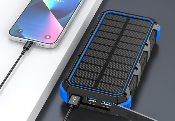 36800mAh Portable Solar Power Bank