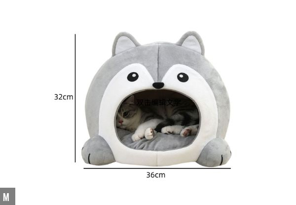 Grey Pet Basket Bed - Two Sizes Available