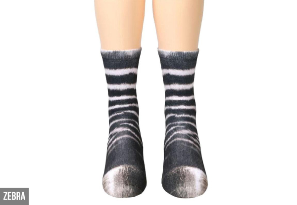Animal Paw Socks - Eight Styles Available with Free Delivery