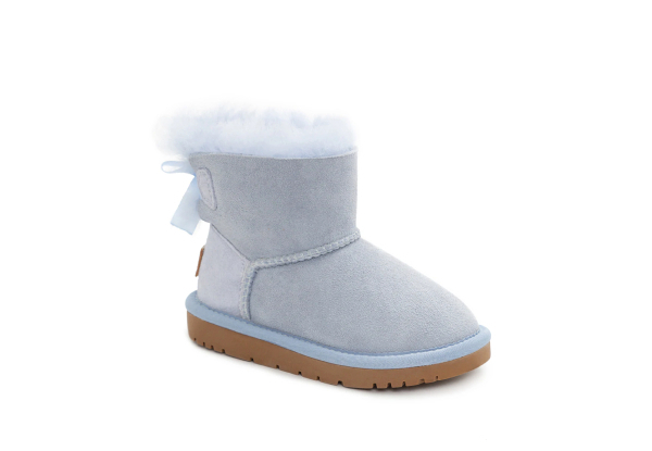 OZWEAR UGG Kids Water-Resistant Bailey Bow Boots - Six Sizes & Three Colours Available