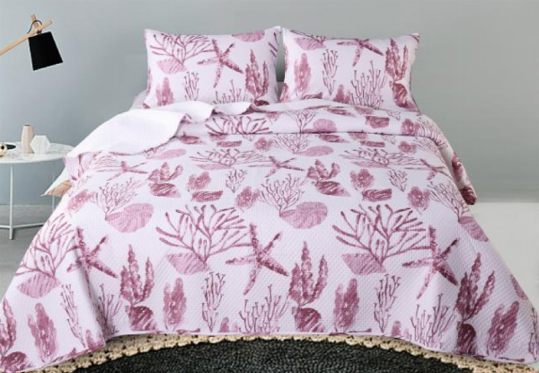 Ramesses Printed Reversible Ultrasonic Bamboo Blend Comforter Set - Available in Four Colours & Two Sizes