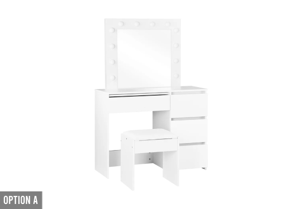 LED Dressing Table - Available in Two Options