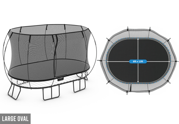 Springfree Trampoline Range - Available in Medium Round, Medium Oval or Large Oval  in Seven Colours Options with Free Nationwide Delivery