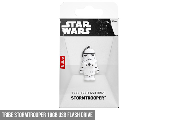 Tribe 16GB USB Flash Drive Range - Available in Batman, Superman, Wonder Women, Darth Vader, R2D2 or Stormtrooper