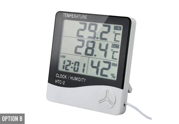 Indoor Digital Hygrometer - Two Options Available