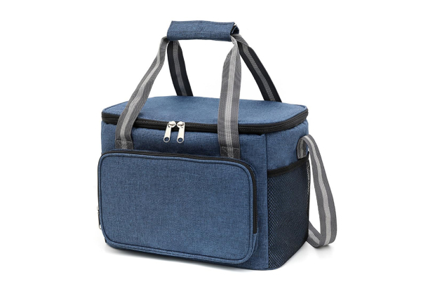 15L Insulated Travel Lunch Bag - Available in Four Colours