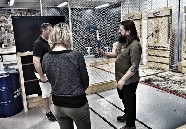 Two-Hour Axe Throwing Experience for 10 People - Option for 15 People