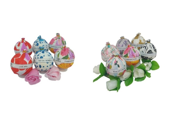 Mothers Day Six-Piece Large Bath Bombs - Three Options Available