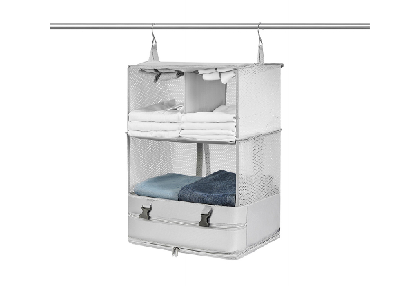 Foldable Hanging Travel Packing Cube - Available in Two Colours & Two Sizes