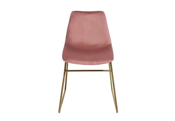 Two-Pack Velvet Dining Chairs - Three Colours Available