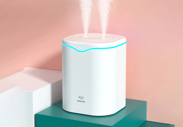 2.2L Air Humidifier with Adjustable Spray Modes - Two Colours Available