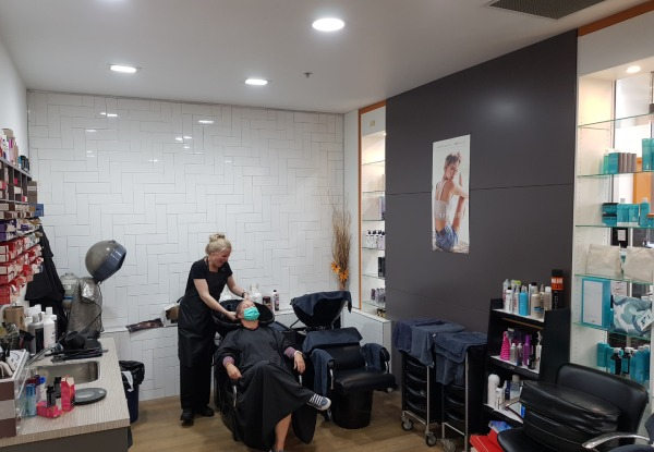Luxury Hair Cut & Colour Package incl. Half Head of Foils or Full Colour with Conditioning Treatment, Scalp Massage, Style Cut, GHD Finish & Beauty Voucher