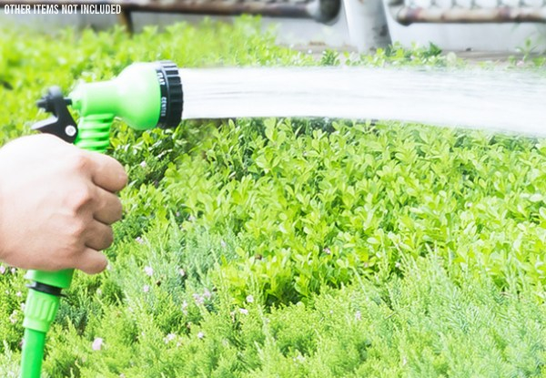 Expandable Garden Hose with Spray Gun - Two Sizes Available