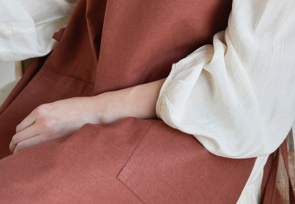 Elegant Cotton Japanese Apron - Three Colours Available
