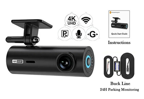 Car Front & Rear View 4K Dash Cam