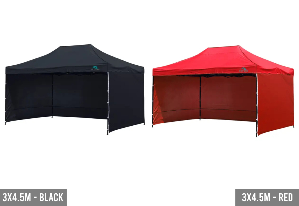 Beyond Gazebo with Three Side Walls - Four Colours & Three Sizes Available