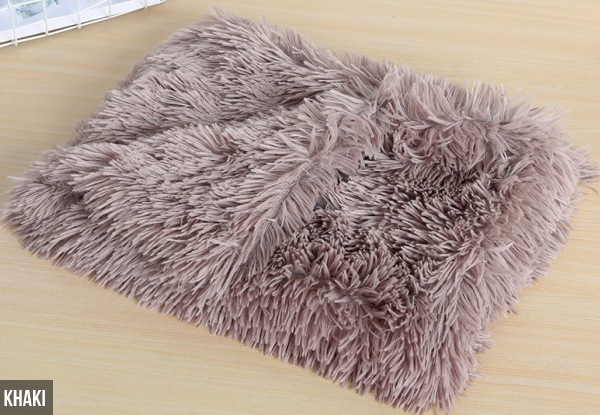 Double Layered Plush Pet Blanket - Five Colours & Four Sizes Available