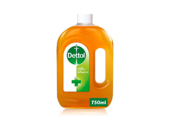 Six-Pack of Dettol Liquid Antiseptic Disinfectant 750ml