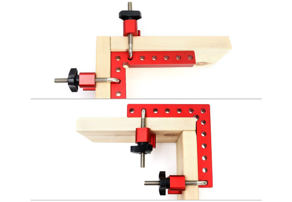 Two 90-Degree Fixing Clamps