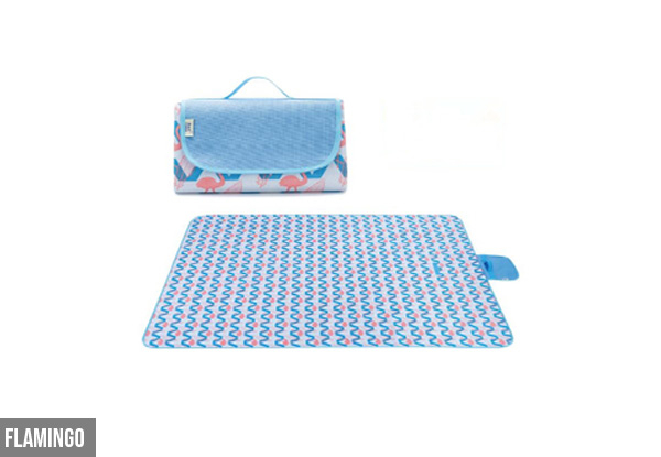 Water-Resistant Foldable Camping Beach Rugs - Four Colours Available