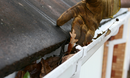 From $89 for a Gutter Clean, Flush & Roof Inspection incl. Installation of a Gutter Guard on All Down Pipes (value up to $350)