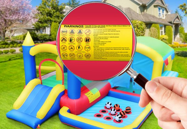 Eight-in-One Inflatable Bounce House