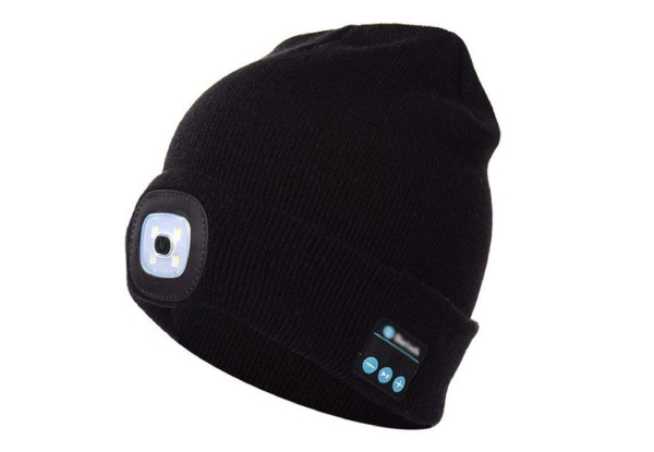 Wireless Bluetooth Camping Beanie Headlamp - Three Colours Available