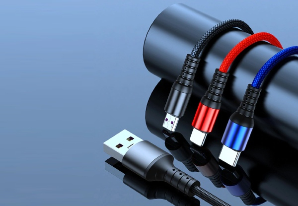 Three-in-One Multi-Charging Cable